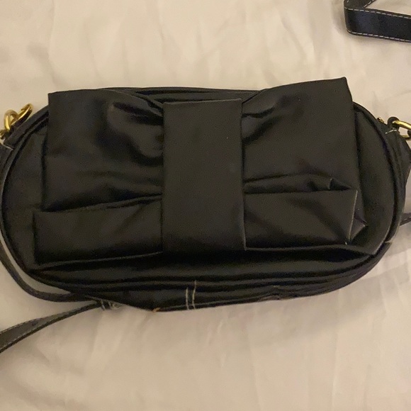 Black Bow Shoulder Purse - Picture 4 of 4